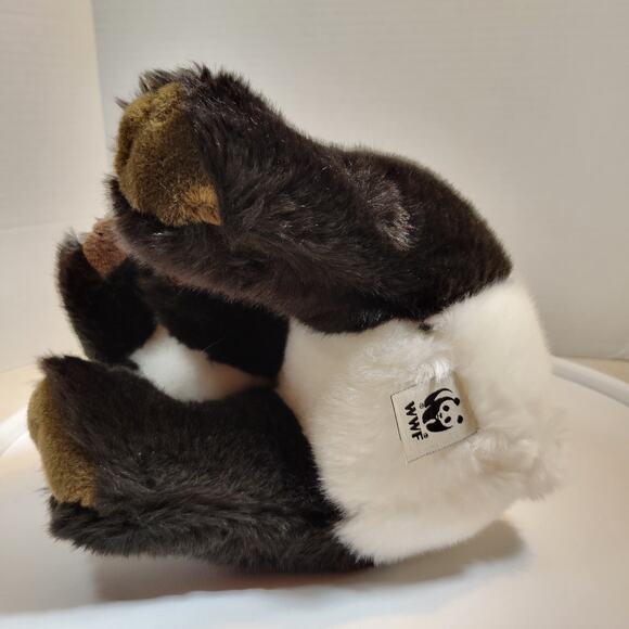 WWF Panda Mom Baby Plush 11" Protecting Pandas Dutch Design Bon Ton Toys - Picture 13 of 16